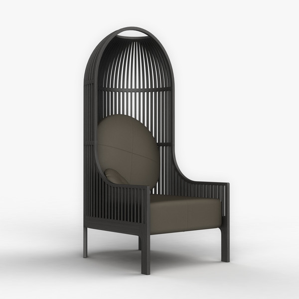 3d nest lounge chair - Nest Lounge Chair by Ausonian